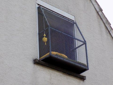 Robustes HDPE-Gewebe Windhager Katzenschutz-Netz Katzennetz für Balkon Terrasse und Fenster 06775 schwarz 2,5 x 4 m 