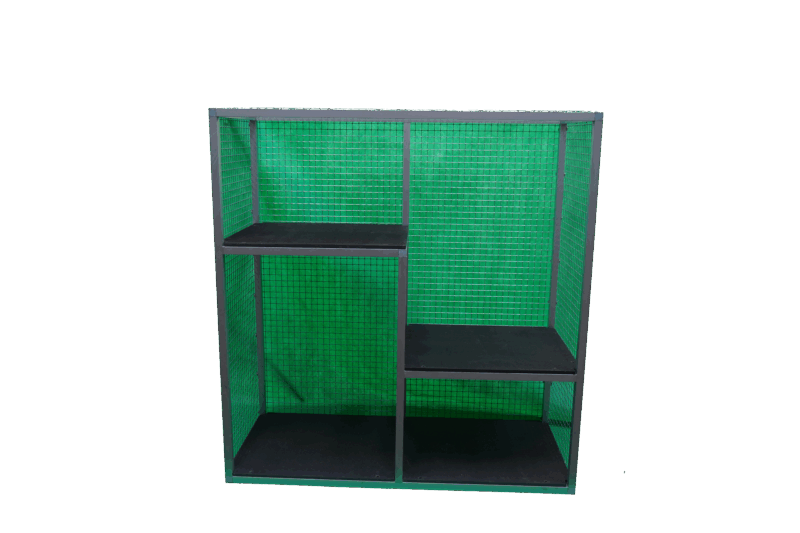 Katzenbalkon mit ebenen