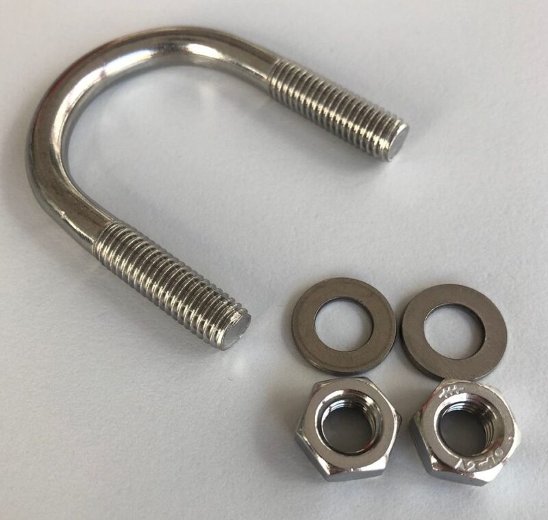 U-Bügel Rund U-bügel für zaunpfosten 34mm