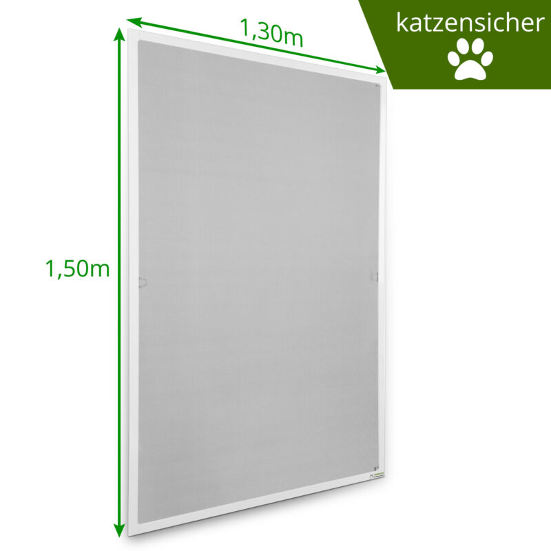 Katzensicheres fliegengitter mit rahmen nach maß